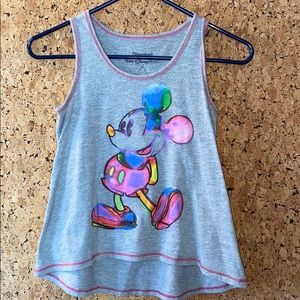 Water color Mickey Mouse tank top (kids)